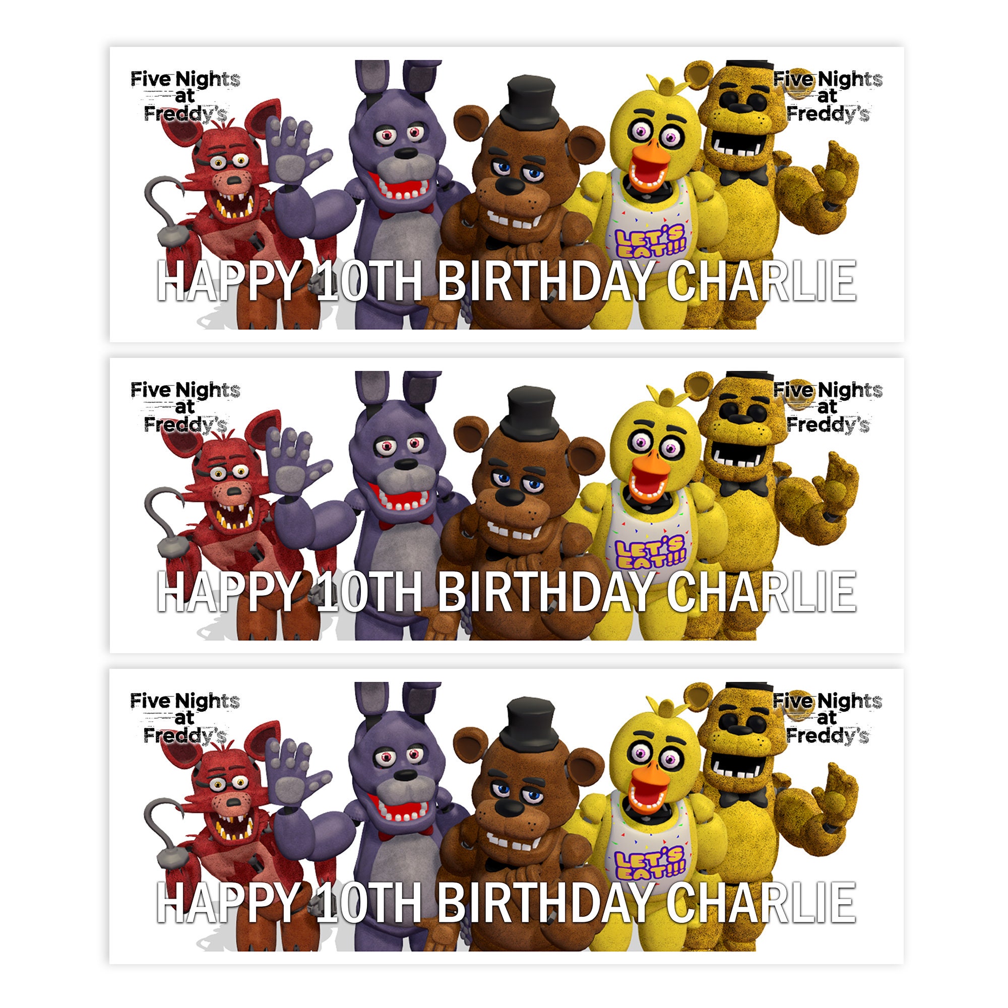 Five Nights at Freddy's Happy Birthday Sign - FNAF Birthday Banner - 5  Nights Freddy's Party - 5 Nights Freddy's Video Game Party 100817, fnaf 5  online