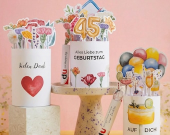 Duplo Chocolate Bar Wrappers | Birthday, Thank You | German Sayings (Digital Download)