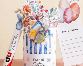 Easter Chocolate Wrappers | Duplo Size, German Sayings (Digital Download)