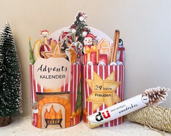 Duplo Chocolate Bar Advent Calendar Wrappers | DIY Printable (Digital Download)