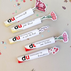 感謝の贈り物｜花柄モチーフのデュプロ包装紙用印刷可能テンプレート｜印刷用クラフトテンプレート｜感謝の気持ちを伝えよう 画像 6
