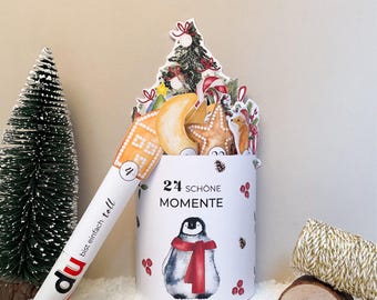 DIY Duplo Chocolate Bar Advent Calendar Wrappers | Printable, Personalized (Digital Download)
