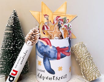 DIY Duplo choklad adventskalenderpapper | Utskrivbara banderoler (digital nedladdning)