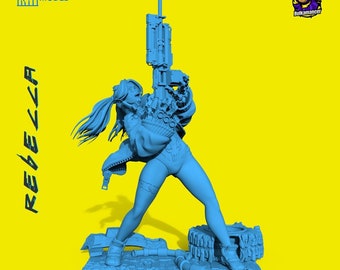 Die verrückte Android Cyber Woman Kantenläuferin - 1:8 Modell - ABS-ähnlicher Resin Modellbausatz vonBulkamancer