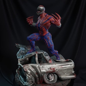 Symbiotic Hunter diorama Model Kit Statue by Nice X Collectibles - 1/6th Scale Tough Resin Model Kit