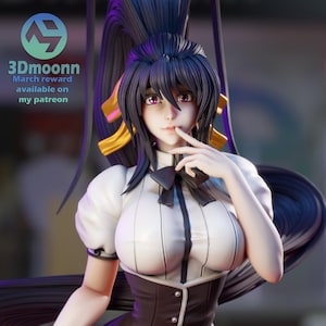 Akeno Himejima Fallen Angel Devil Figure | High School DxD | 3dmoonn | 1/6 Scale Kit/Painted