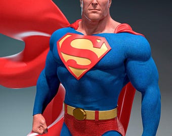 Classic Super Hero Figure - 1/6 Scale - Alex Ross Style - Bust & Full - Unpainted, Primed, Painted - Nice X