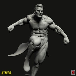 Alien Conquer Superhero Father Model - 1/6th Scale 3D PRINTED Unpainted/Unassembled Kit by Nice X Collectibles