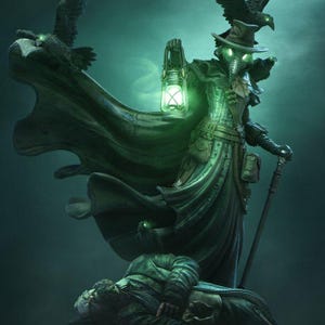 Plague Doctor | Dark Fantasy Diorama by Nerikson | 140mm or 75mm Resin Kit