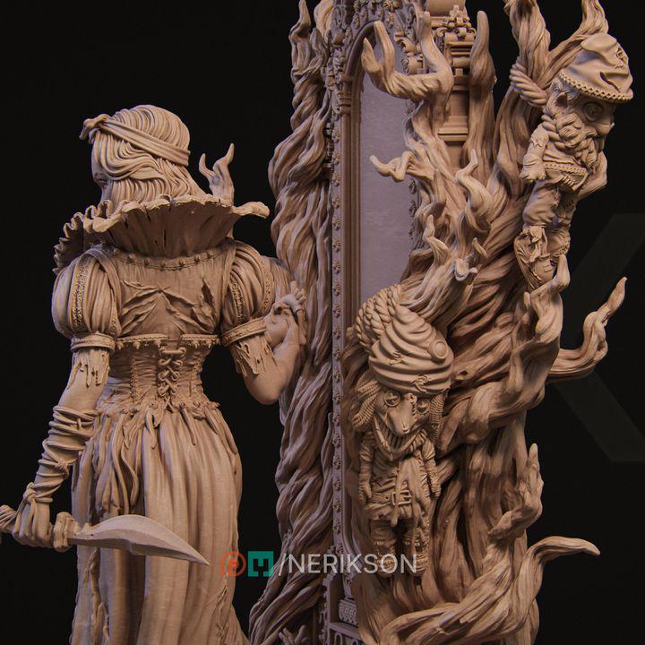 Fairest Princess & Magic Mirror Diorama | Nerikson Sculpt | 140mm or ...