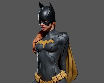 Masked Vigilante Bat Heroine Statue - 1/6 Scale - Bust or Full Figure - Unpainted, Primed, or Painted - CA3D Studios