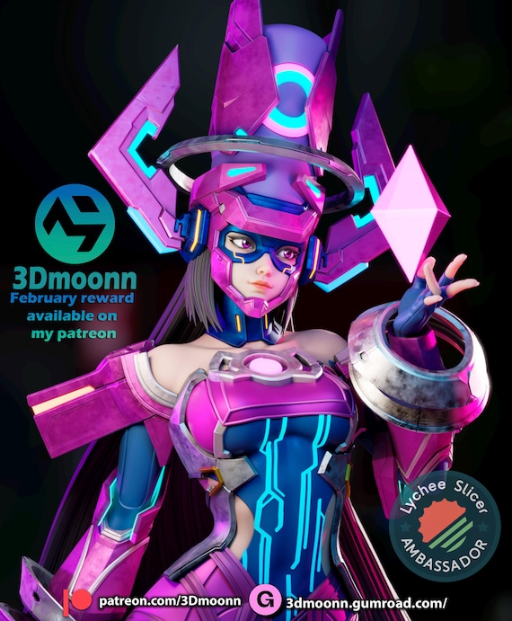 Galacta Daughter of Galactus Figure | Marvel Rivals | 3dmoonn