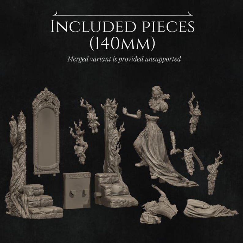Fairest Princess & Magic Mirror Diorama | Nerikson Sculpt | 140mm or ...