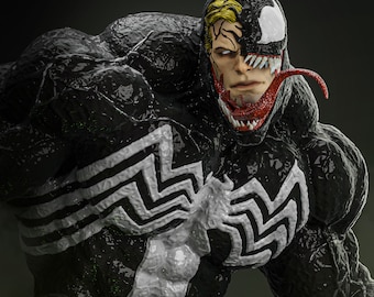 Maquette Dark Symbiote - Figurine en résine résistante de haute qualité à l'échelle 1/6 par Zez Studios - Rangrez Creations
