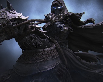 The Four Horseman: Death by Nerikson - Tough Resin 3D Printed Model | Full & Standalone Variants, 130mm Scale
