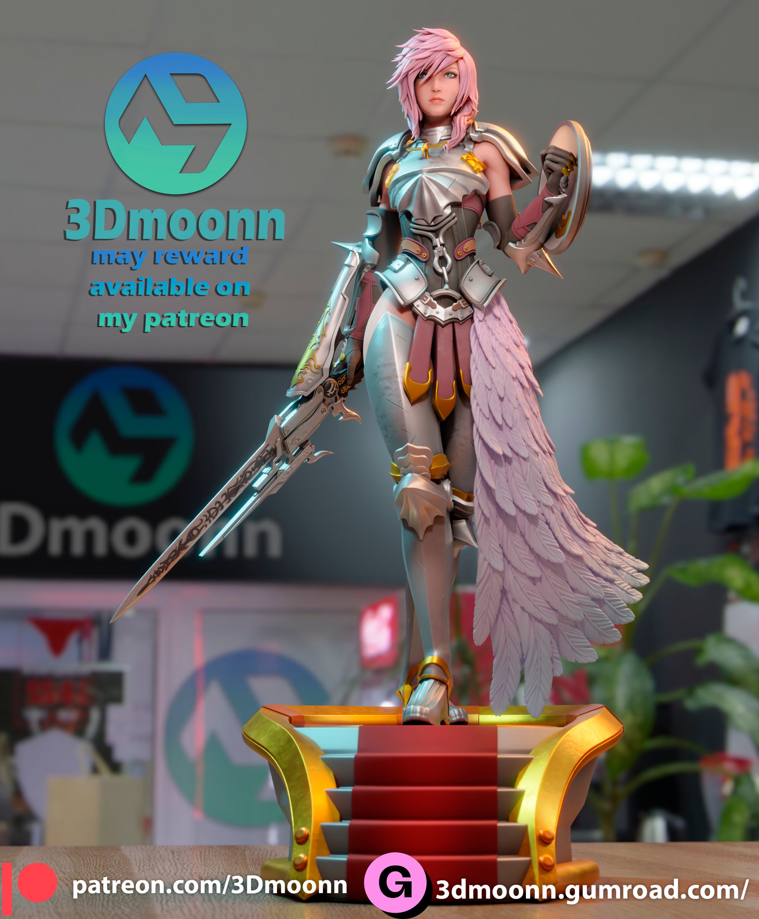 Princess Warrior 1/6 Scale Figure Kit – 31cm – 3D Print Resin Model – Unpainted Unassembled – 2 Body Set