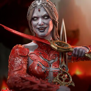 Orin the Red Chosen of Bhaal Figure | BG3 | H3llcreator | 1/6 1/9 1/12 Scale Kit/Painted