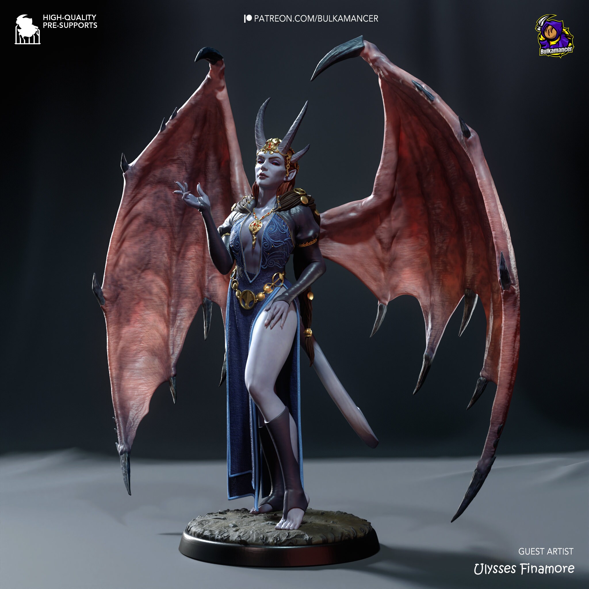 ミゾラ、カンビオンの女魔術師 - 1/8 スケールの高品質タフレジン
