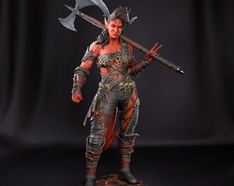 Karlach von Baldur&#39;s Gate 3 - Ein Meisterwerk von Baldur&#39;s Gate 3 - 1:8 Harz - Model Kit Fanart - Baldursgate III
