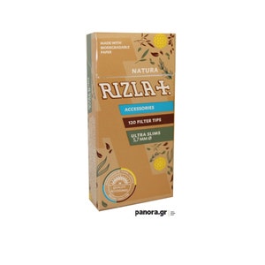 Zigaretten Filterspitzen "RIZLA NATURA" ultra slim 5.7mm 120Stk
