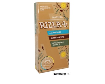 Filtri per sigarette "RIZLA NATURA" ultra slim 5,7mm 120pz