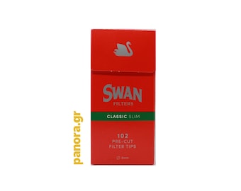 Swan RED filter tips slim 102tips 6mm