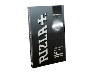 cigarette filters "RIZLA" ultra slim 5.7mm with carbon 54 pcs