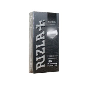 cigarette filter tips RIZLA ultra slim 5.7mm CARBON 120pcs