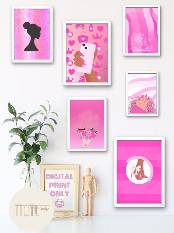 Vintage barbie wall art sales