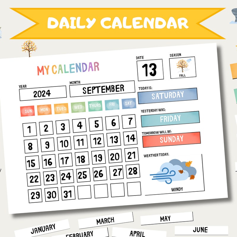 Learning Calendar - Etsy