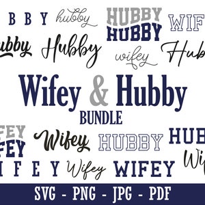Hubby and Wifey 18 Design Bundle | Mr and Mrs split monogram svg | wife and husband marriage svg | wedding 2023 svg png jpg pdf