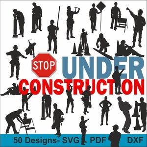 50 Worker svg, railway svg, builder svg, plumber svg, fathers day svg, construction svg, repair svg, worker silhouette, worker cricut, vinyl