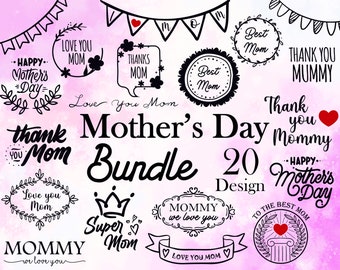 Thank You Mom Tags Label Design Bundle, Mothers day svg, mom life svg, mama svg, blessed mama svg, mom of boys girls, mom quotes svg png