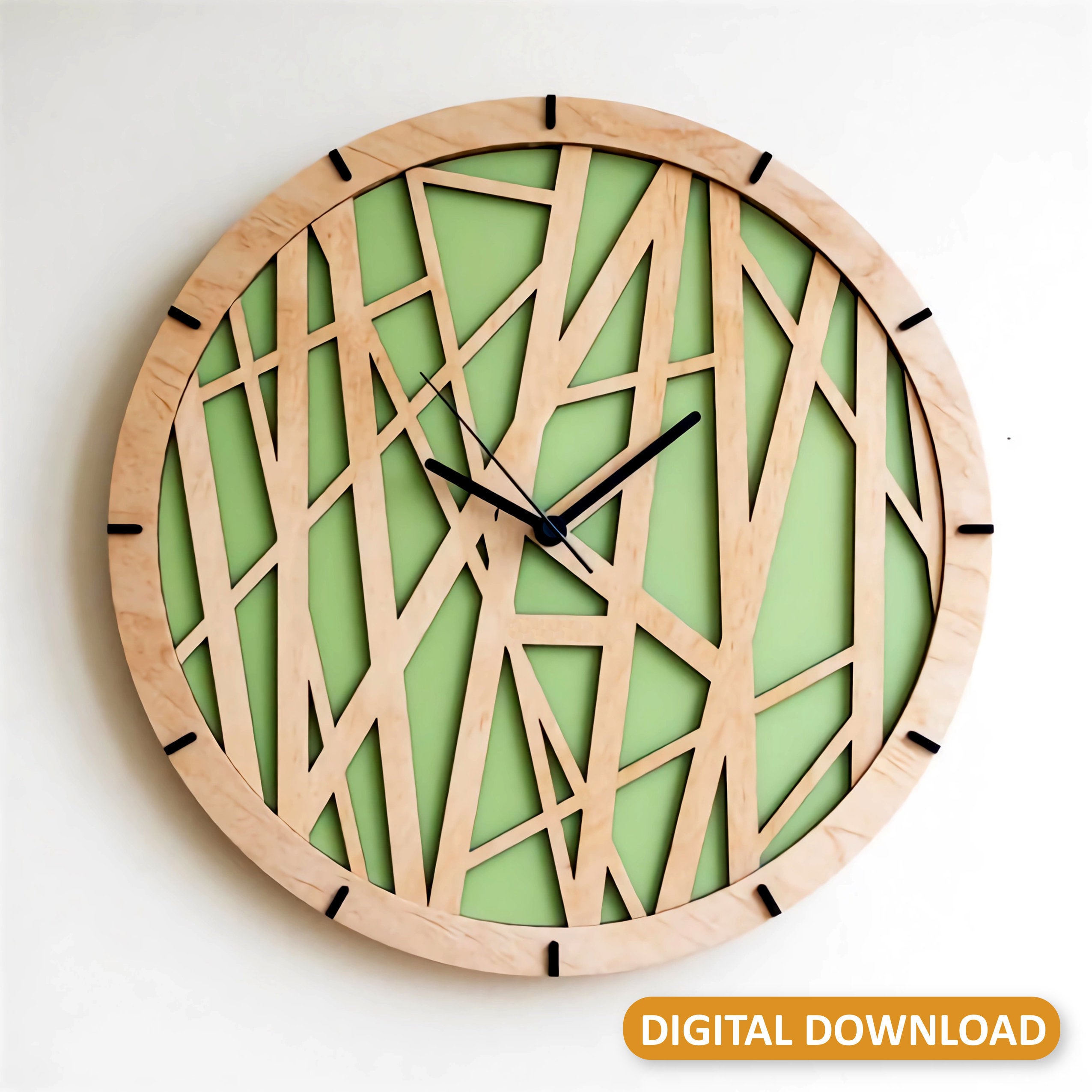 Bambus wanduhr - Etsy.de