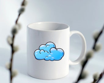 Fluffy Blue Cloud PNG - High Resolution Transparent PNG - Versatile Printing - 300 DPI