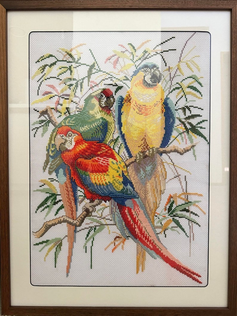 New Completed Finished Cross Stitch Handmade christmas Gift 27'' X 20