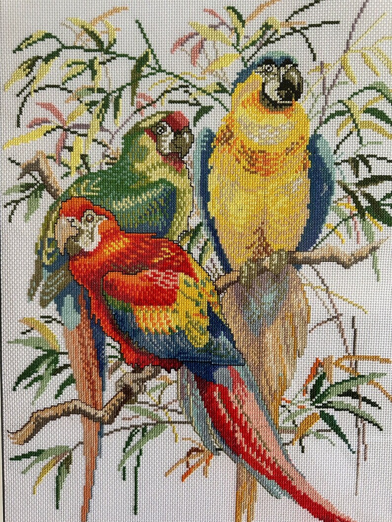 New Completed Finished Cross Stitch Handmade christmas Gift 27'' X 20