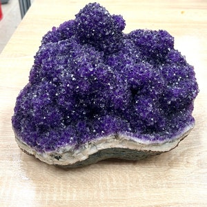 Amethyst, Druse, 11,13 kg, Edelstein, Mineral, Naturstein, Freiform, Kristall, natürlich, roh, Uruguay, Top Qualität, einzigartig, Heilstein