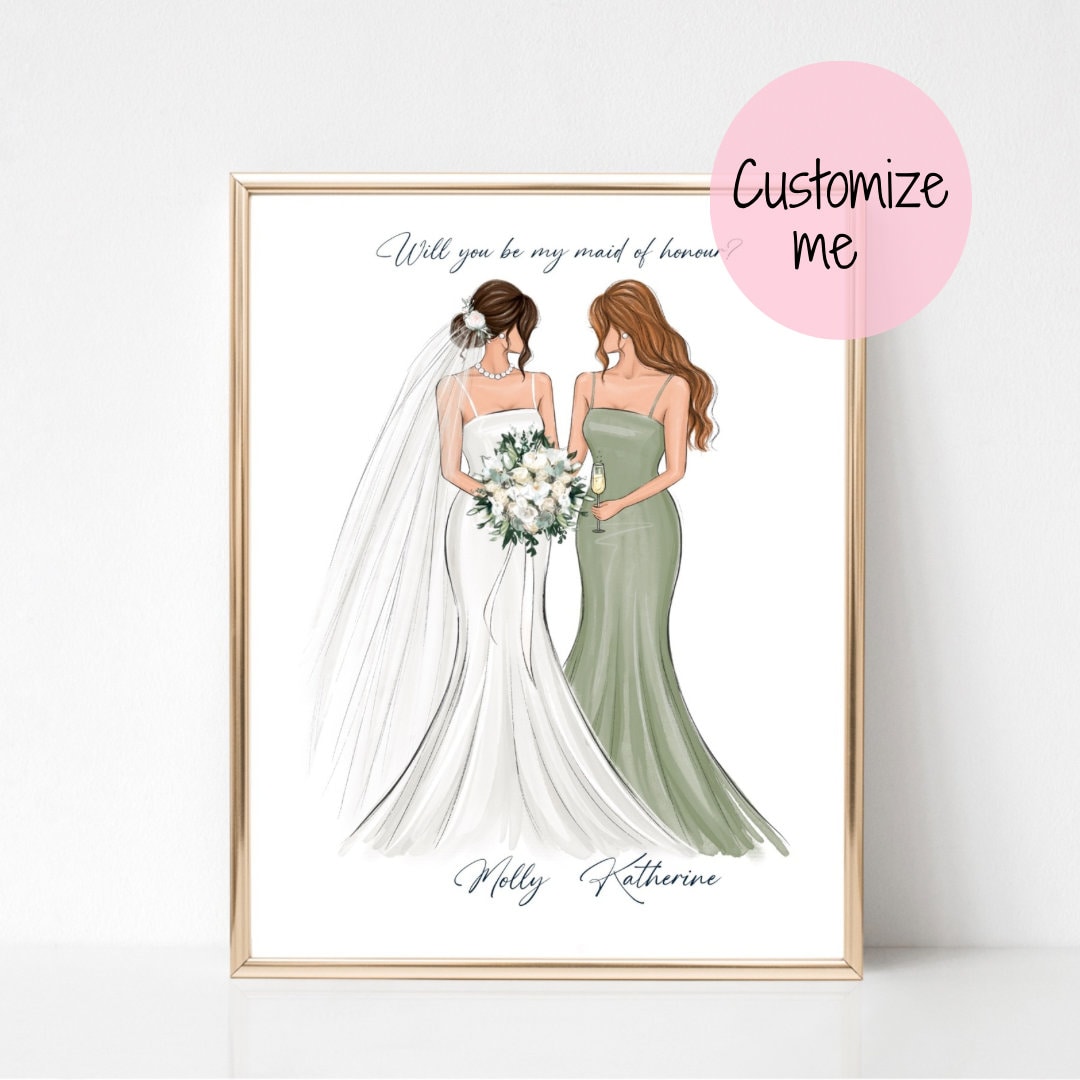 design my own bridesmaid dress Custom Bridesmaid Gown  Starting at