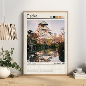 Osaka Poster, Osaka Print, Osaka Travel, Osaka Wall Art, Japan Poster, Japan Print, Osaka Art, Wall Decor