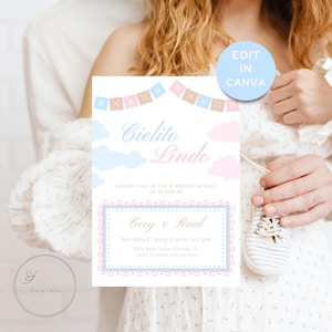 Cielito Lindo Gender Reveal Invitation - Cielito Lindo Invite - Mexican Gender Reveal Invite - Talavera Gender Reveal -Gender Reveal Invite