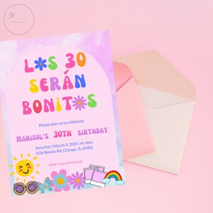 Los 30 serán Bonitos - Karol G Inspired - Mañana será bonito - 30th Birthday Invite - Bichota Invite - Instant Download - Editable Template image 8