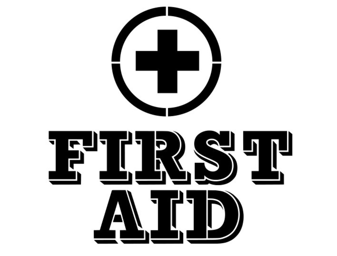 First Aid Vintage Stencil - Etsy