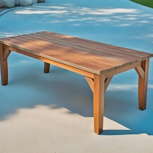 DIY Farm Table Woodworking Plans, DIY Dining Table Plans, Kitchen Table Plans, Dining Table Plans, Farm Table Plans, Farmhouse Table Plan