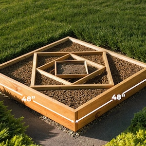 DIY raised garden bed plans, Woodworking plans, Raised planter box, Planter Bed, Outdoor Furniture Instant Download