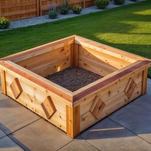 DIY Raised Bed Plans |  DIY Raised Bed Garden Box Plans - (Plans Only) Simple, Strong, Beautiful - & Easy To Build!