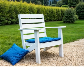 DIY Adirondack Chair Plan: Outdoor Wood Furniture (PDF Download)