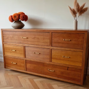 DIY Dresser Woodworking Plans, Dresser plans, Drawer Dresser, Chest Of Drawers, Dresser With Drawers, DIY Build Plans