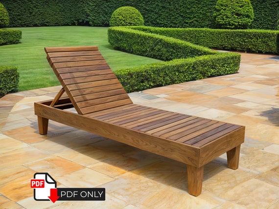 Outdoor chaise lounge plans hotsell