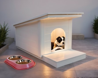 DIY Wooden Doghouse Build Plans: Medium to Large Dogs